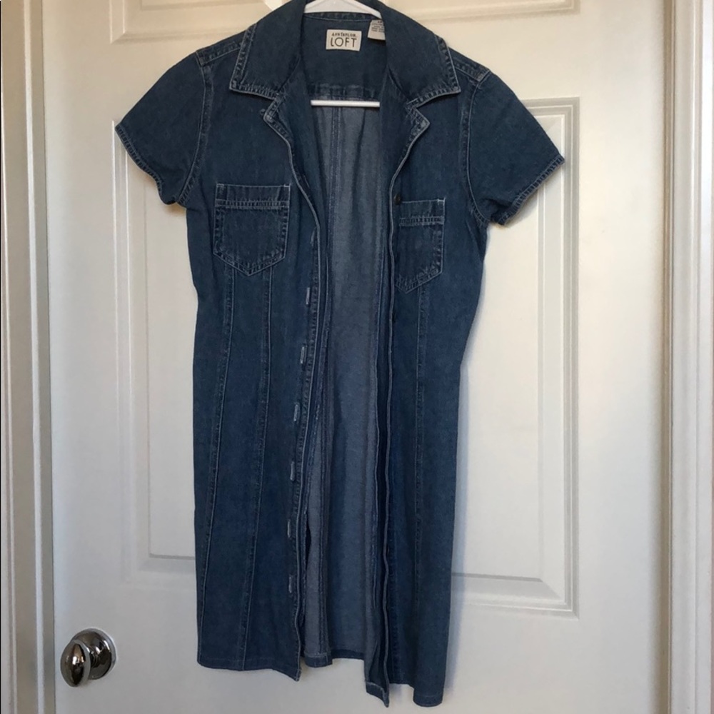 ANN TAYLOR JEAN DRESS